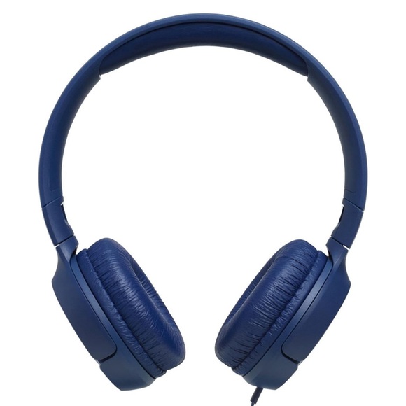 JBL TUNE 500 - Wired On-Ear Headphones - Blue - Picture 6 of 7
